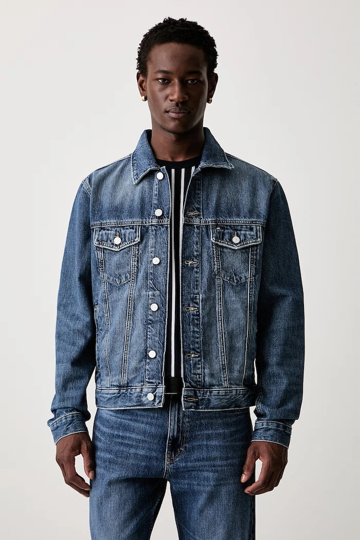 Tommy Jeans erkek denim geçiş ceketi