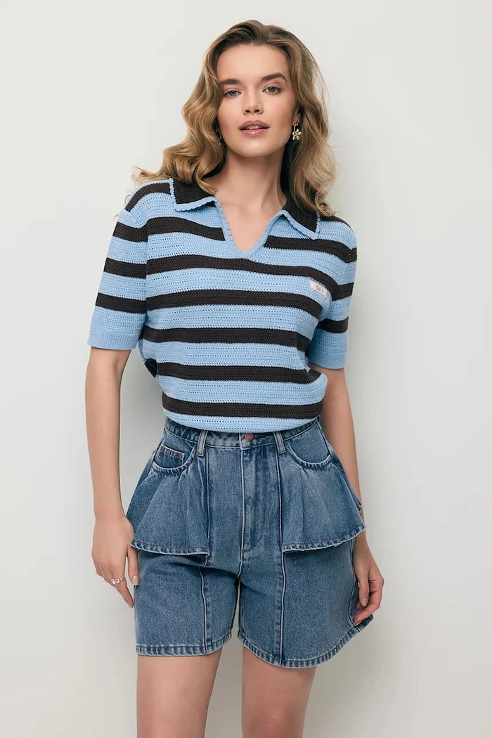 BIZUU kadın denim kısa şort