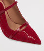 Malone Souliers Red Lace Maureen Mules 85