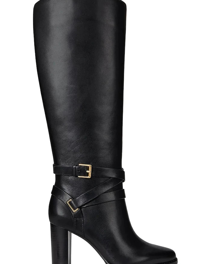 Lauren Ralph Lauren Cllns Tl Hl Deri Çizme