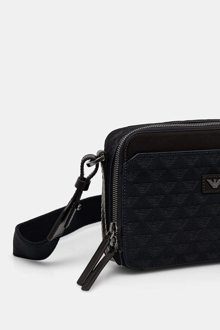 Emporio Armani erkek deri omuz çantası