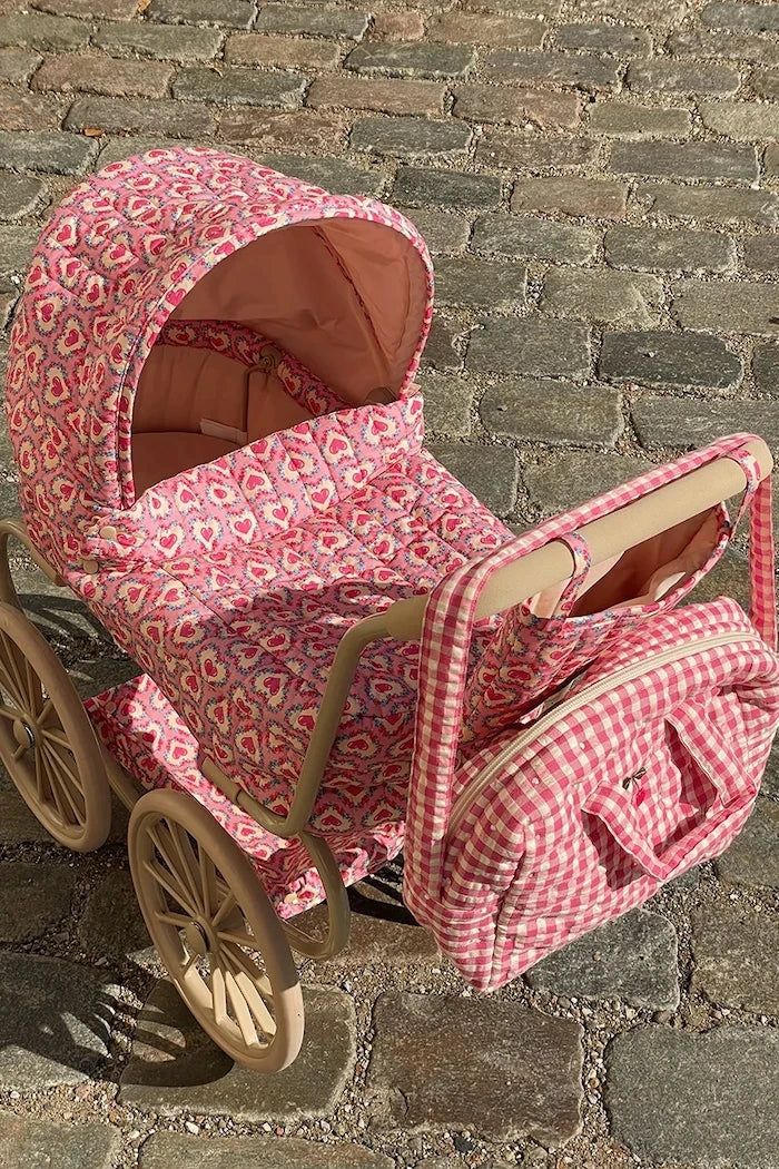 Konges Sløjd Bebekler için Pamuklu Çocuk Puset Çantası DOLL BAG