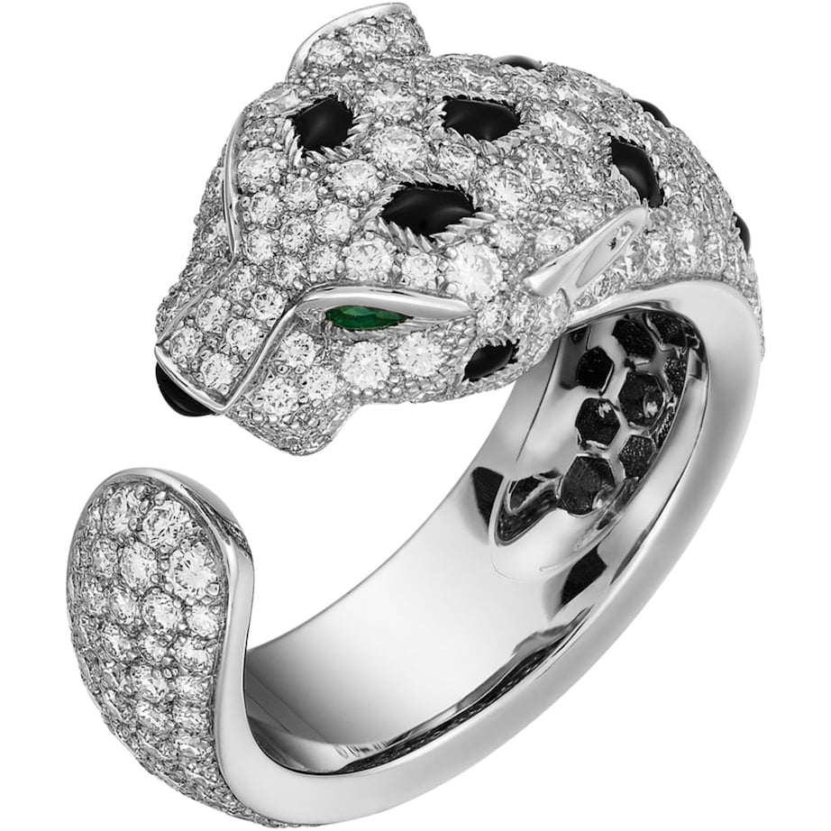White Gold and Diamond Panthère de Cartier Ring