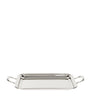 Greggio Silver-Plated Georgian Rectangular Tray with Handles (33.5cm x 20.5cm)
