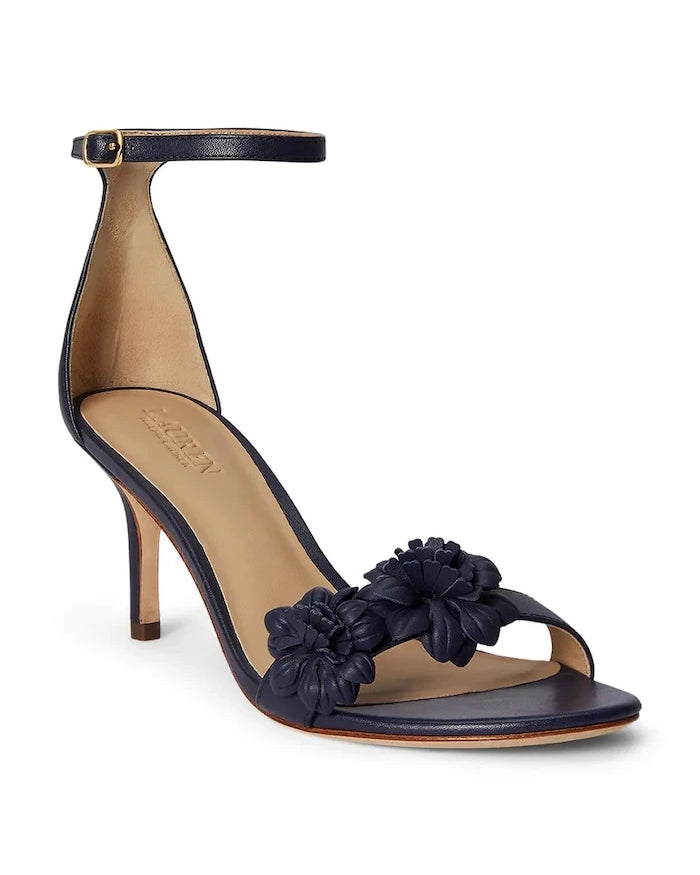 Lauren Ralph Lauren Topuklu Deri Sandalet Allie M Flwr