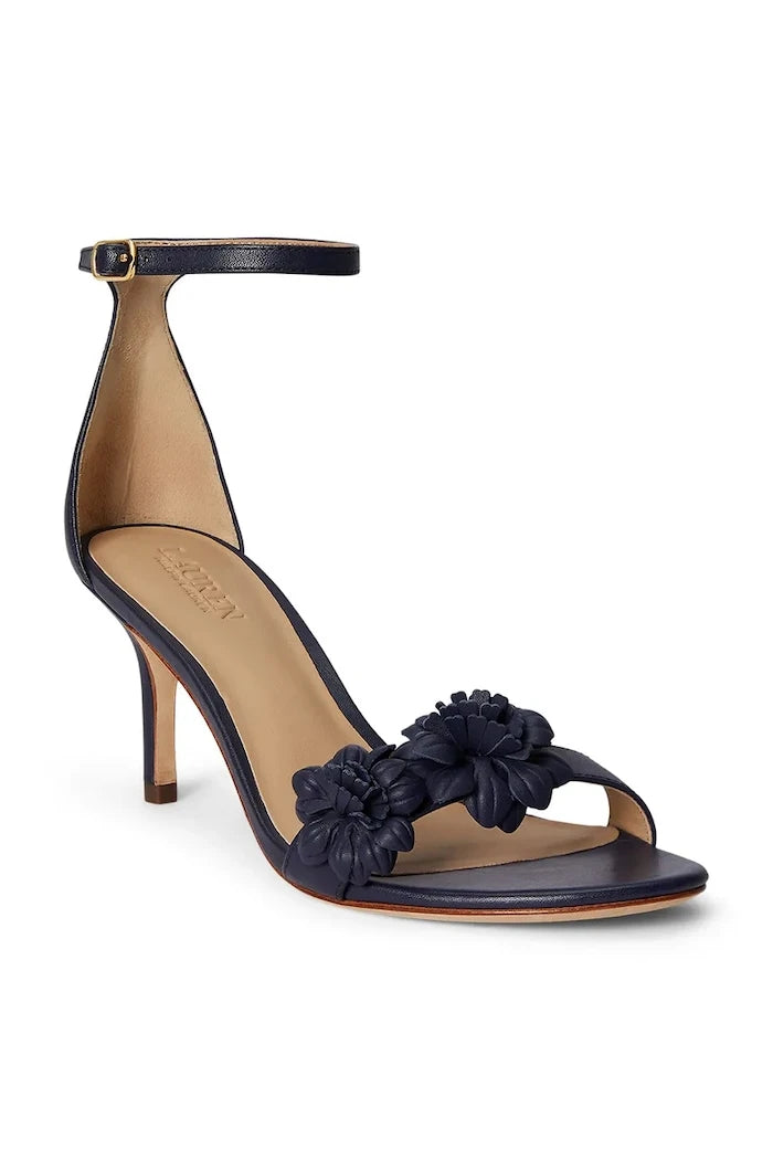 Lauren Ralph Lauren Topuklu Deri Sandalet Allie M Flwr
