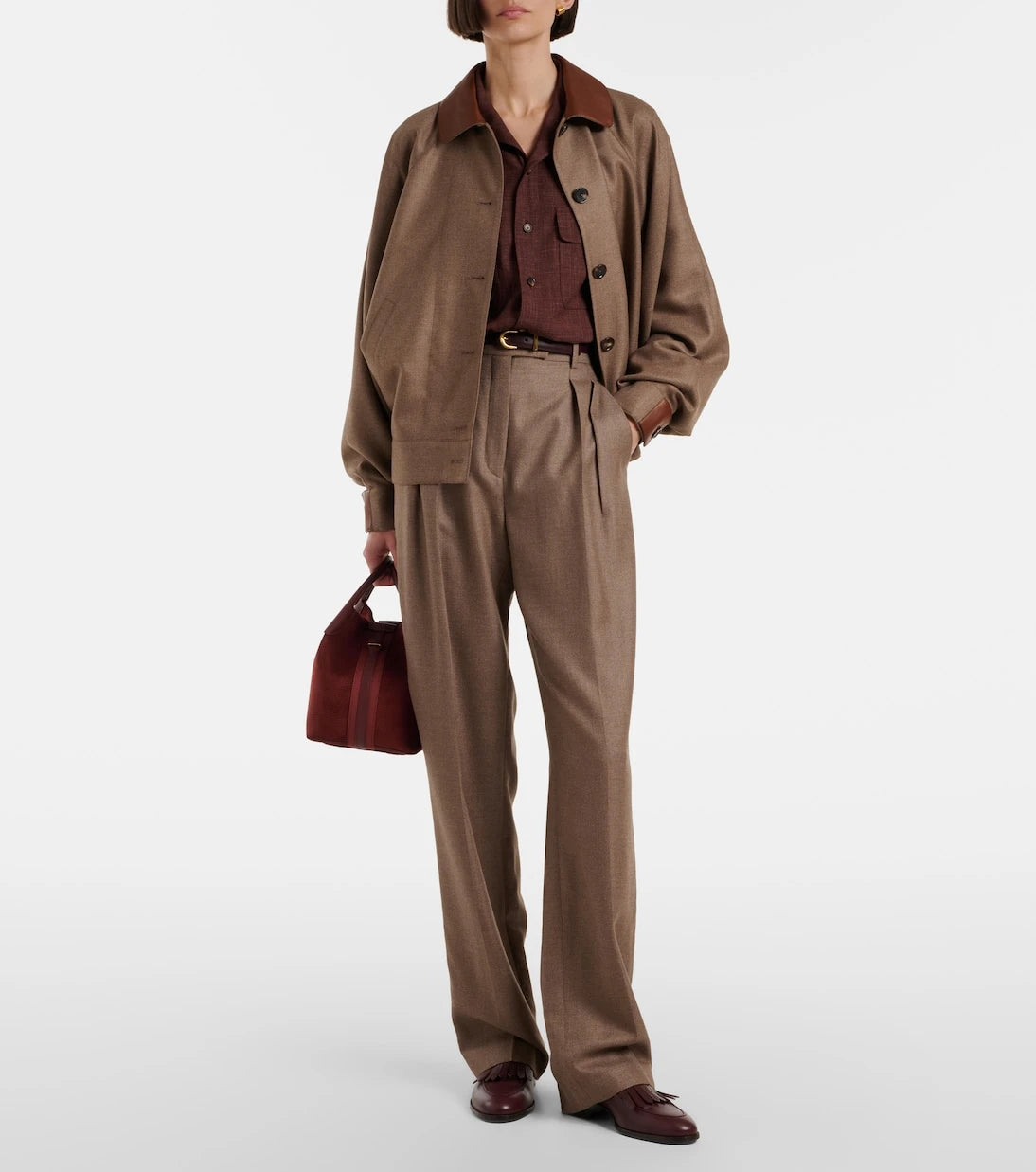 Loro Piana - Kiefer cashmere and silk bomber jacket