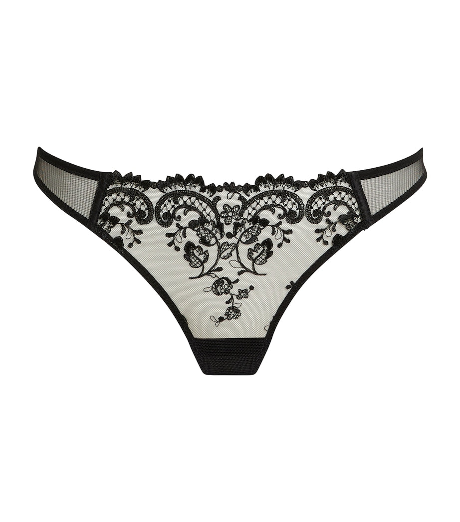 Black Lace Juliette Thong