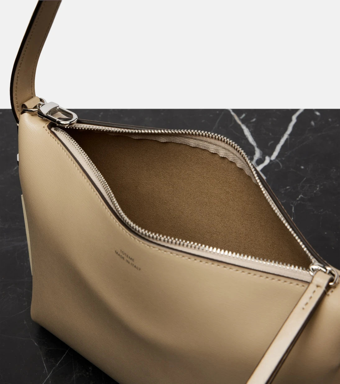 Toteme - Scoop leather shoulder bag