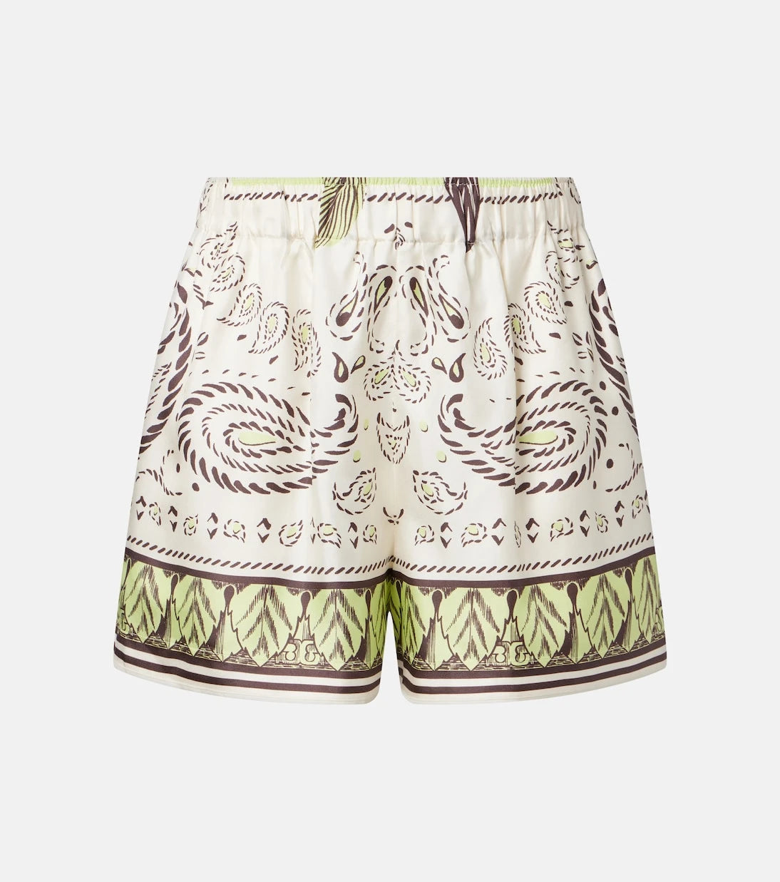 Tory Burch - Printed silk shorts