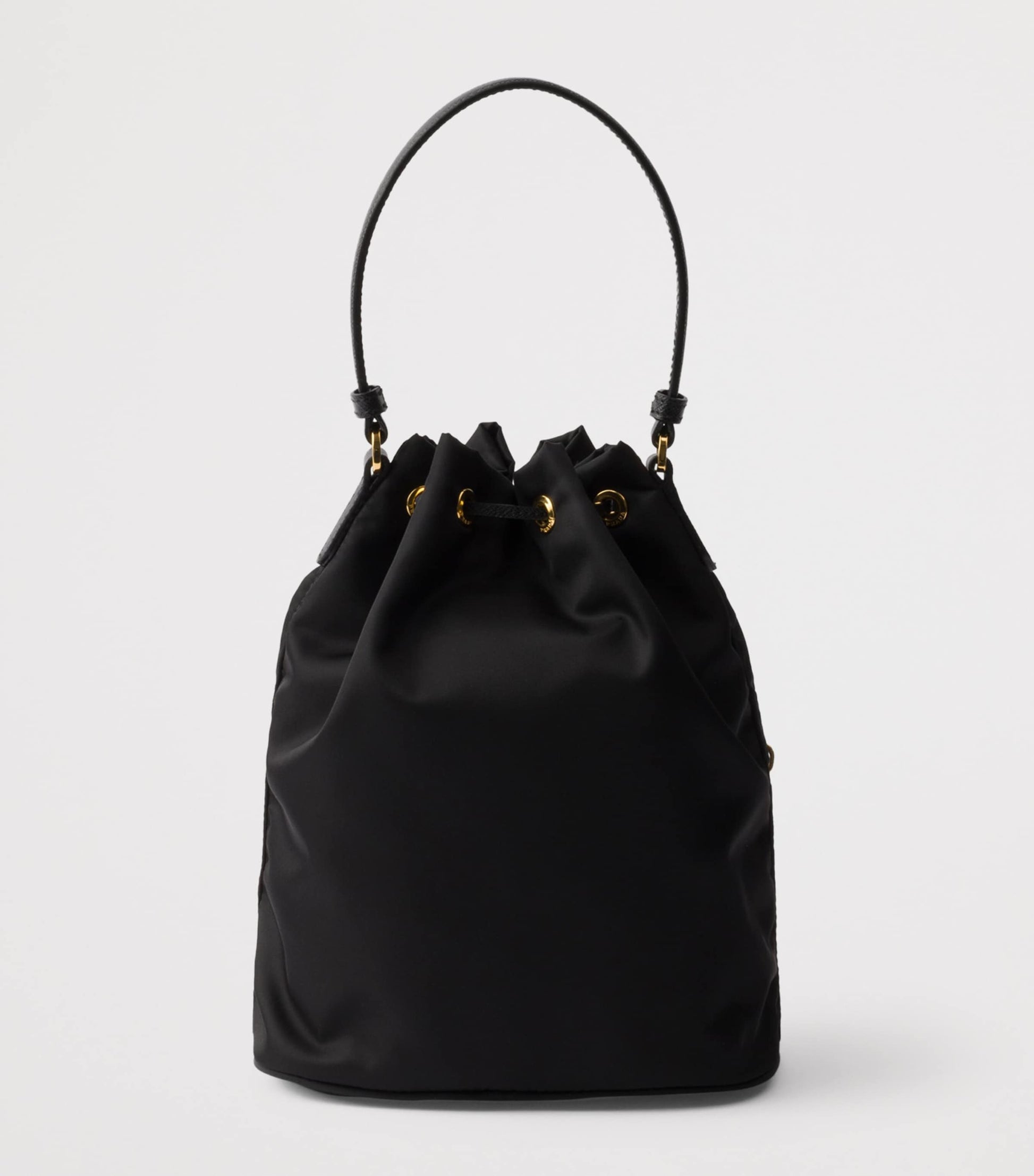 Prada Black Re-Nylon Duet Bucket Bag
