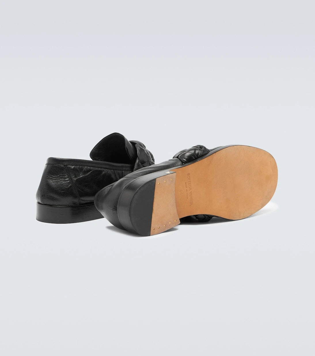Bottega Veneta - Astaire leather loafers