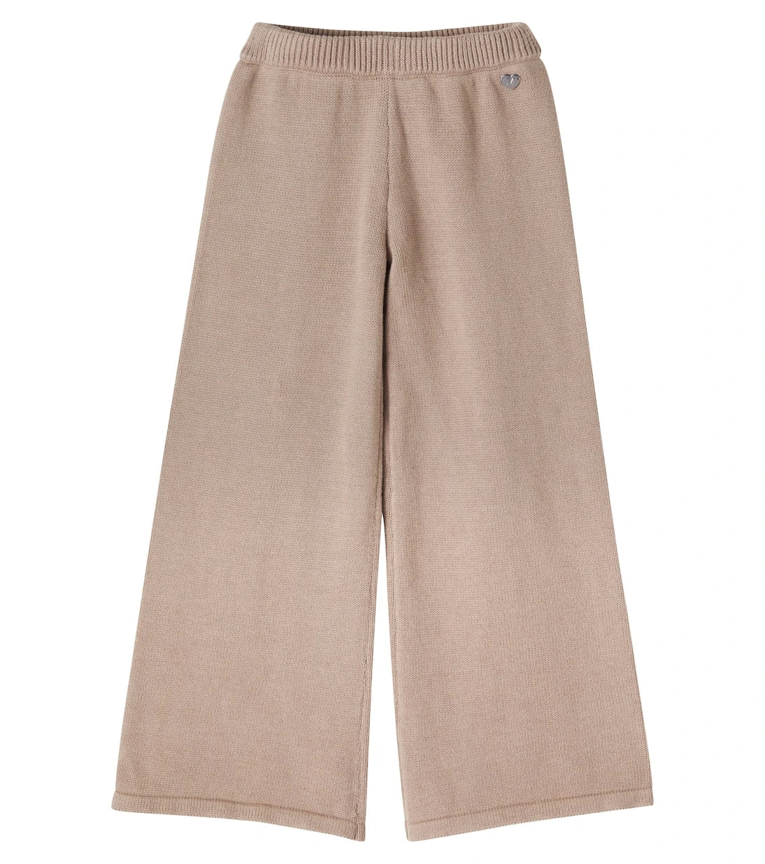 Monnalisa - Cotton and wool wide-leg pants