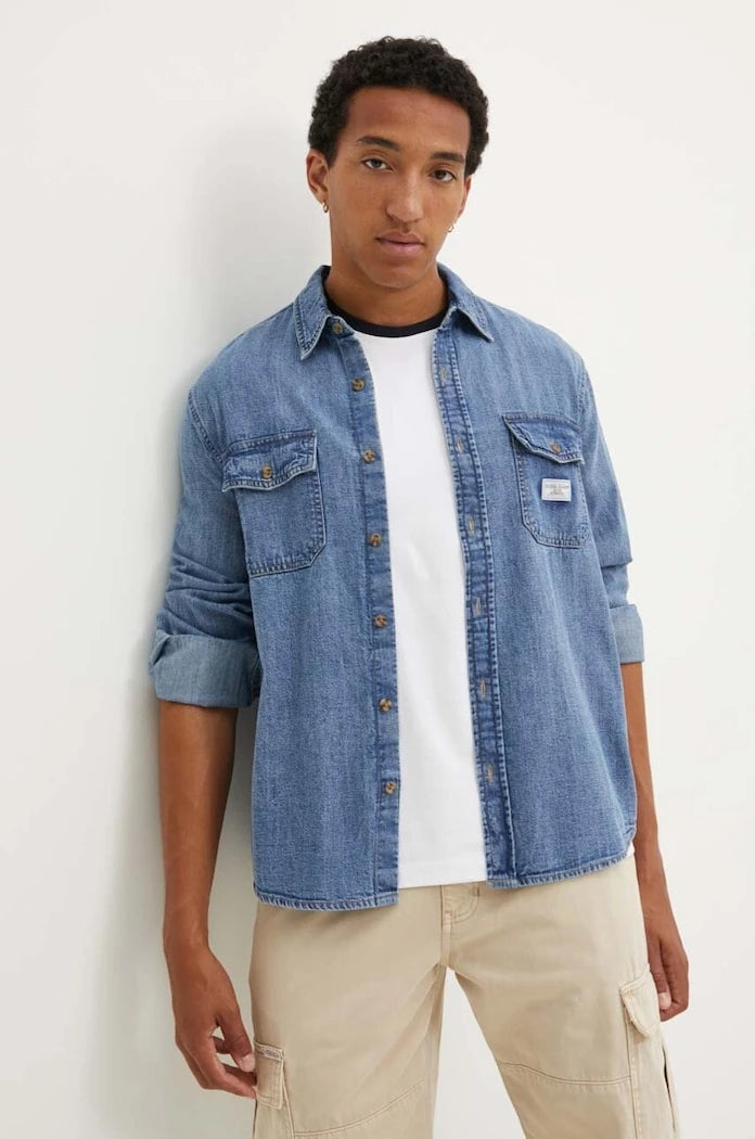 Дънкова риза Guess Jeans