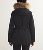 Mackage Black Fur-Trim Jeni-FZ Down Coat