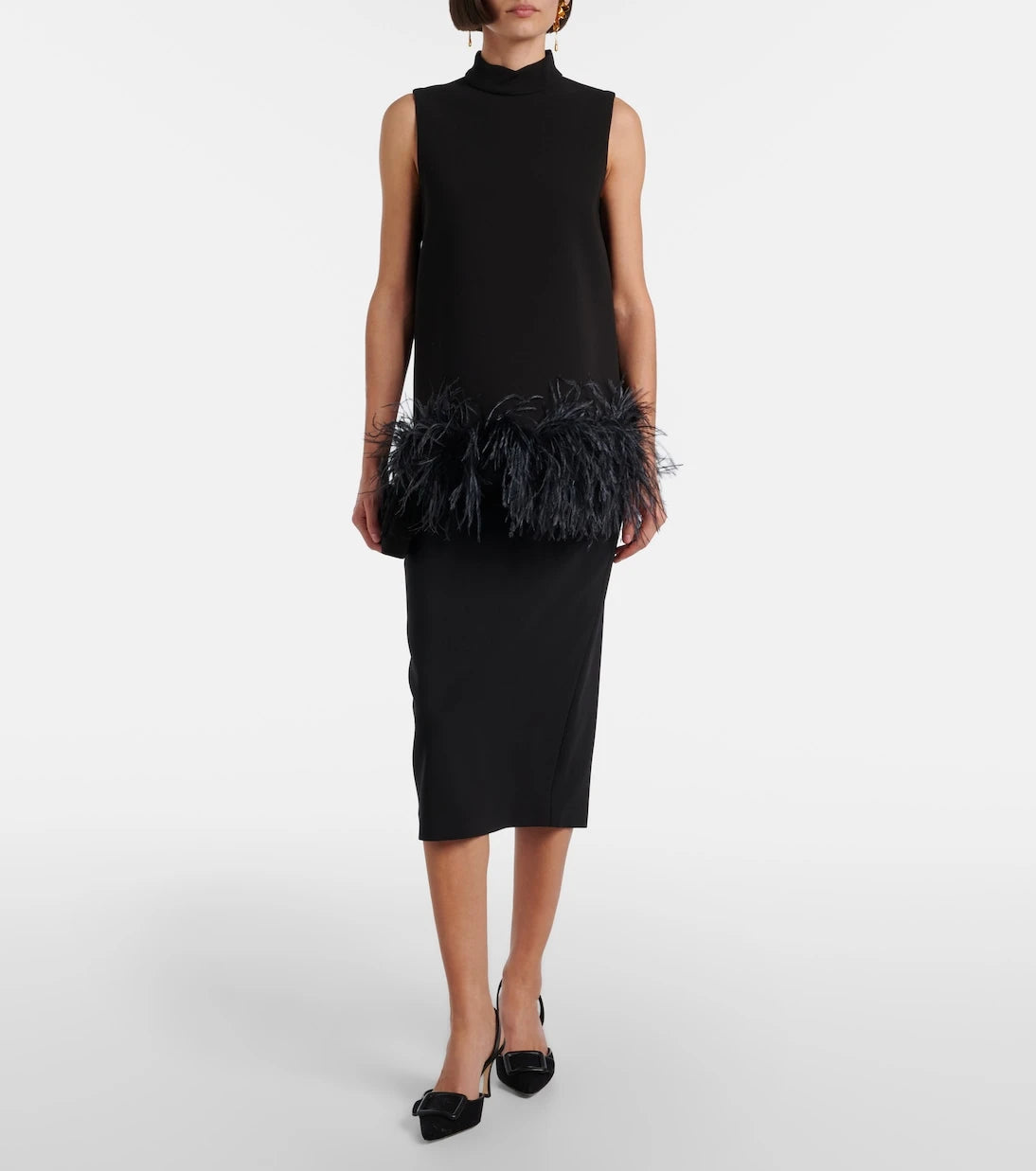 Max Mara - Otre wool midi skirt