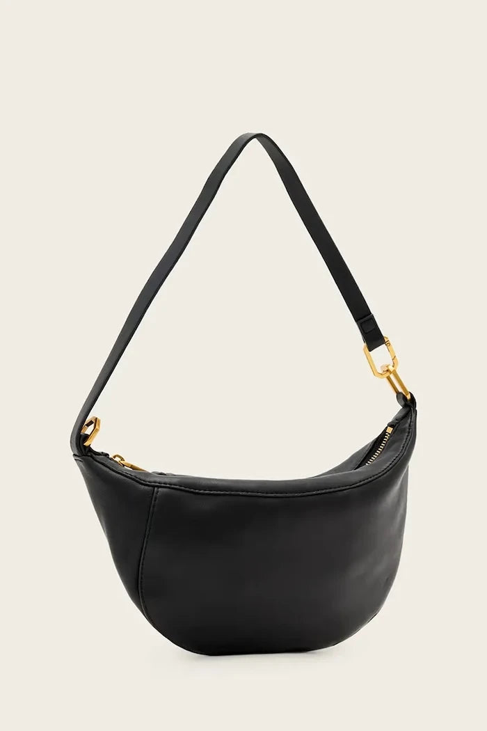 AllSaints чанта crossbody дамска от кожа