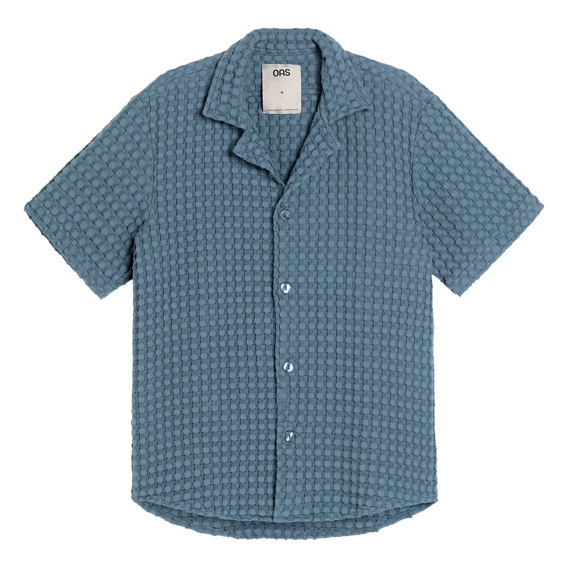 OAS - Coronet Cuba Waffle shirt | Blue