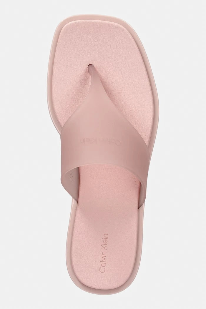 Calvin Klein kadın parmak arası terlik JELLY SANDAL THONG MAT TRAN TPU