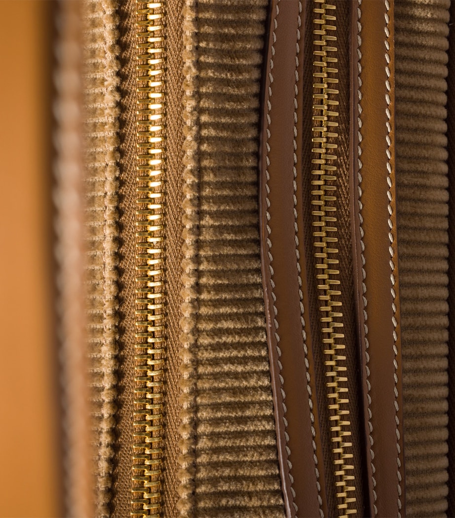 Corduroy Pocket Shoulder Bag