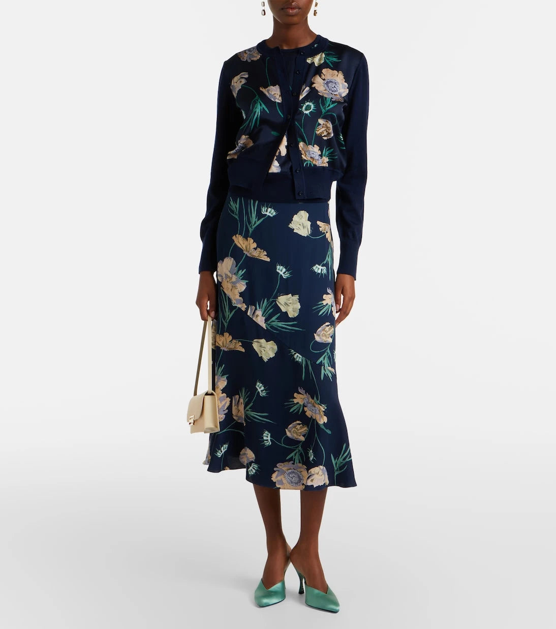 Erdem - Floral wool sweater vest