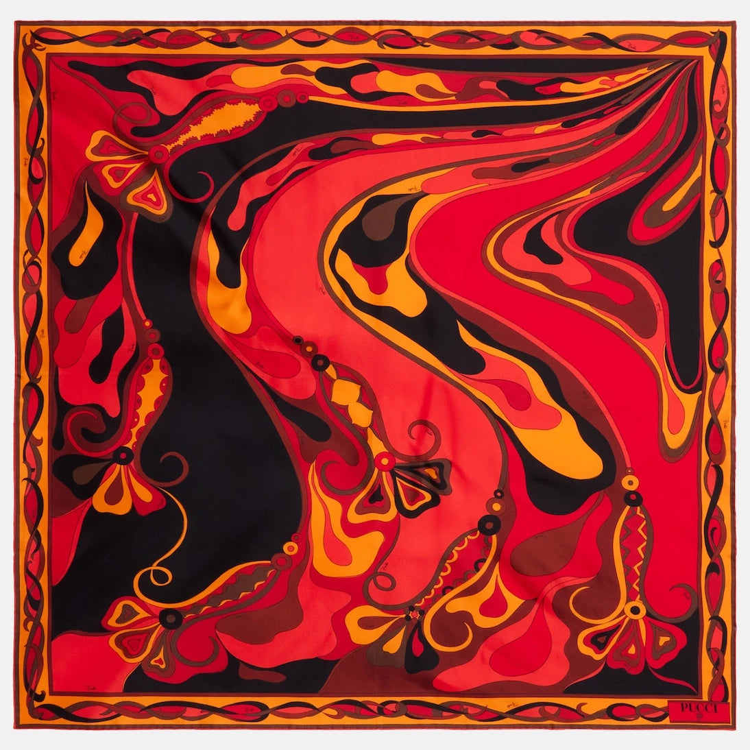 Pucci - Manuba silk twill foulard scarf