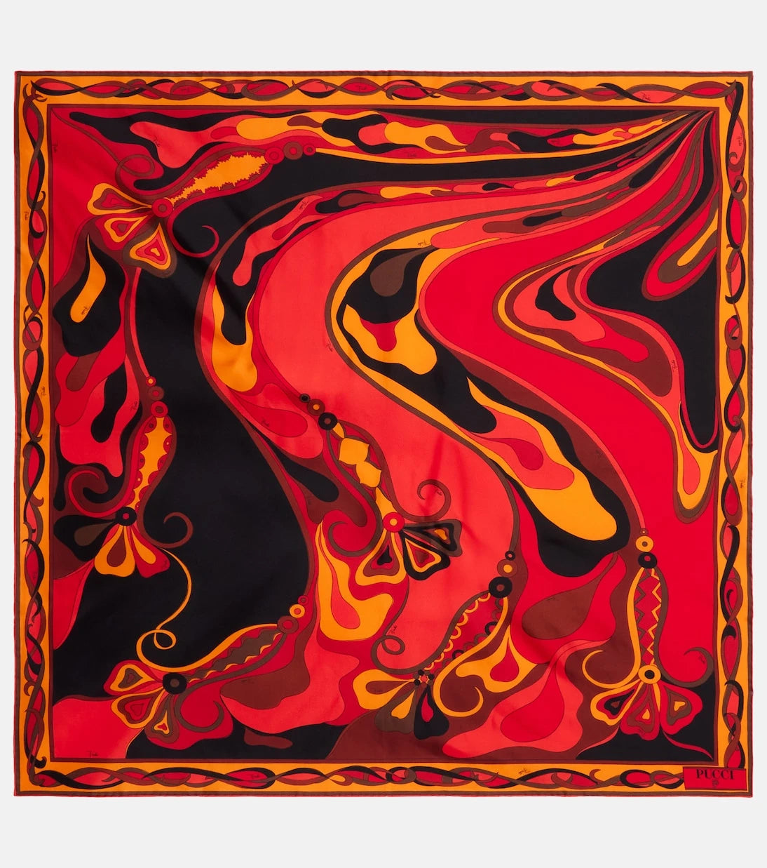 Pucci - Manuba silk twill foulard scarf