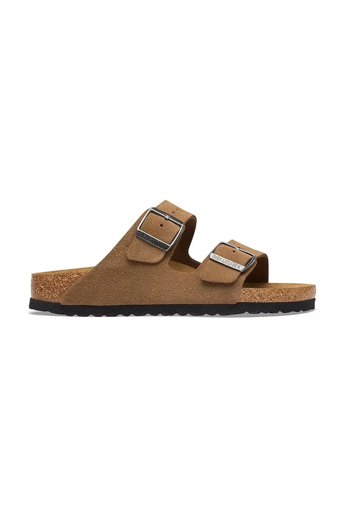 Birkenstock чехли от велур Arizona Suede Leather