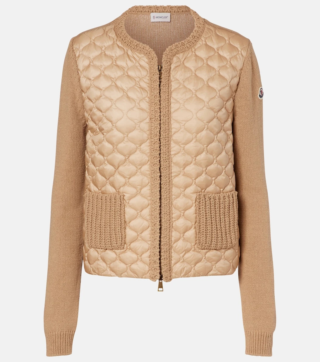 Moncler - Down-paneled cardigan