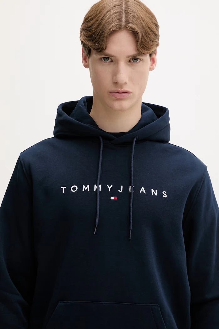 Tommy Jeans суичър с качулка мъжки с памук