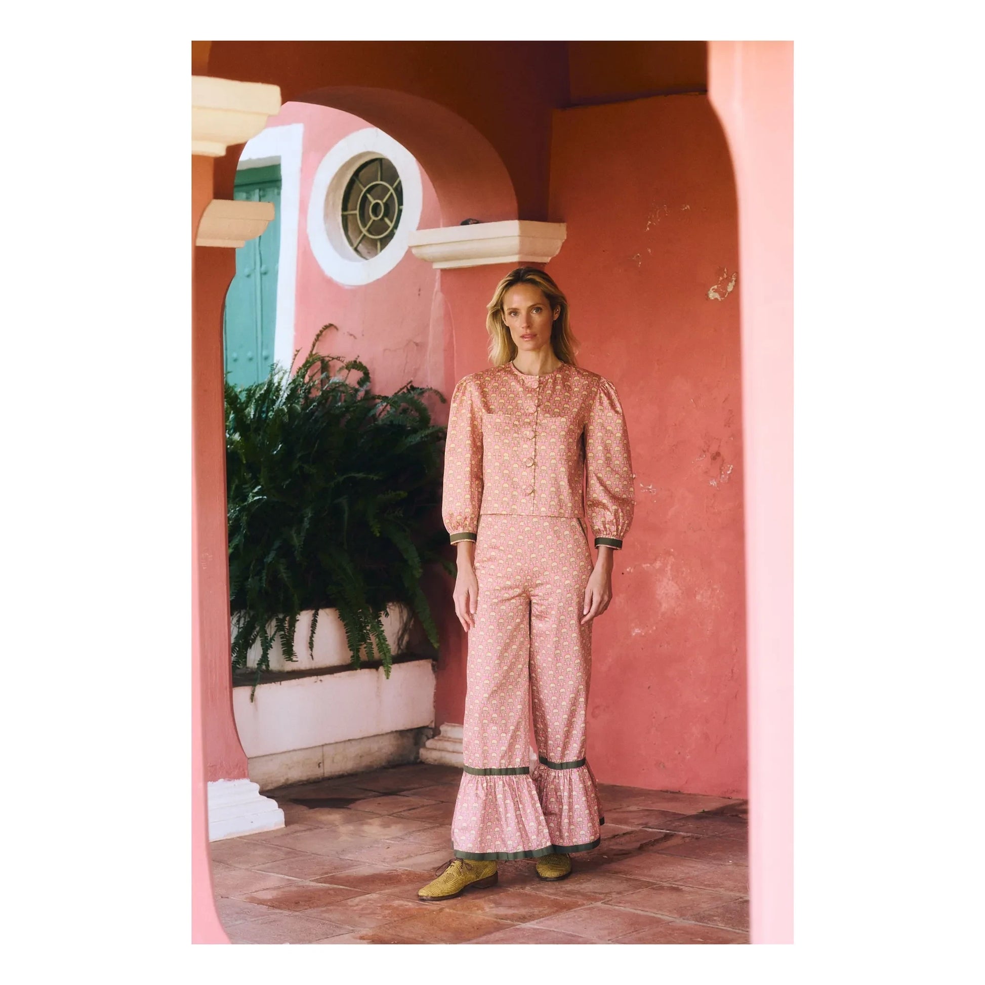 Maria de la Orden - Bristol Cotton blouse | Peach