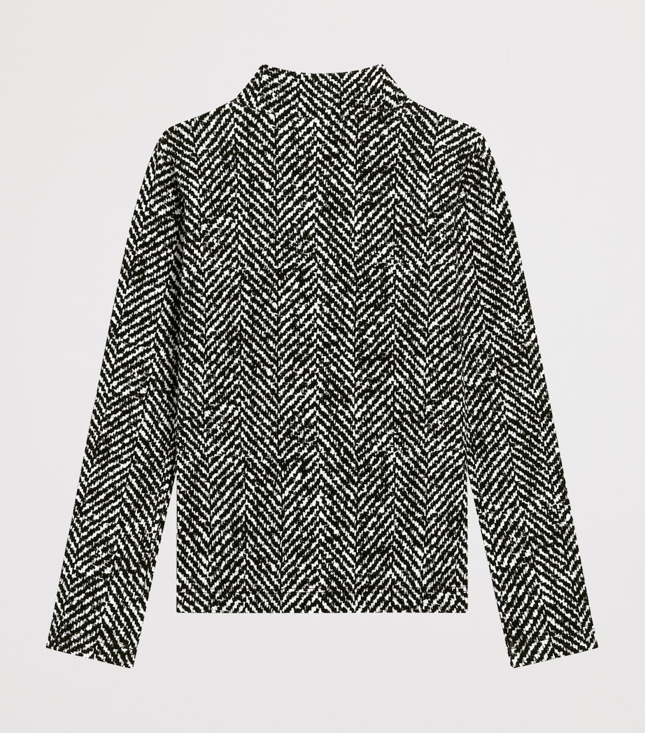 Dolce & Gabbana Kids Virgin Wool Chevron Slim Top (8-12 Years)