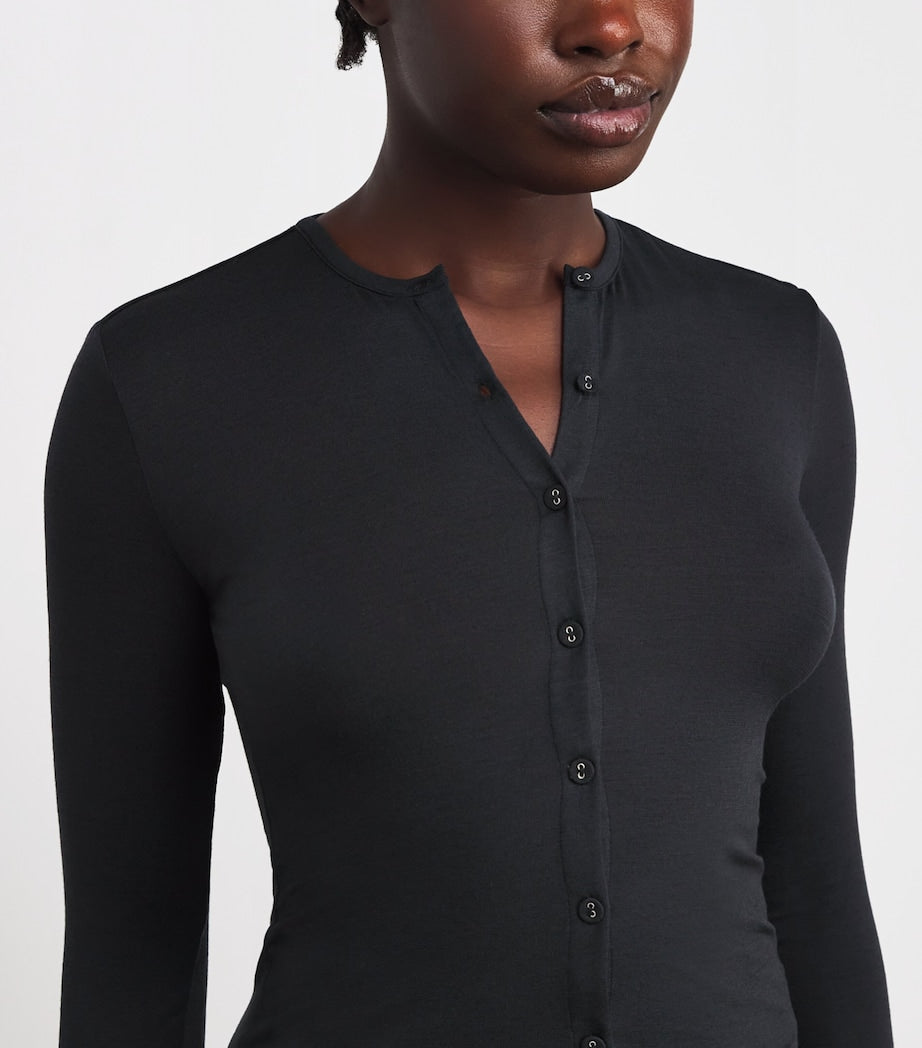 Sheer Modal Cardigan ONYX