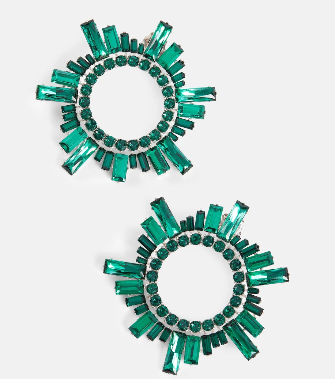 Amina Muaddi - Begum crystal-embellished earrings
