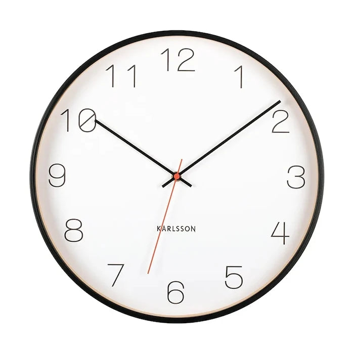 Karlsson duvar saati ahşap 40 cm