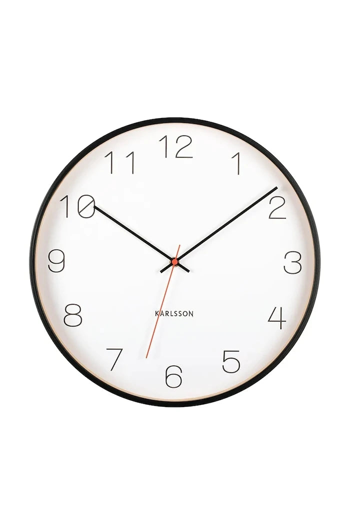 Karlsson duvar saati ahşap 40 cm