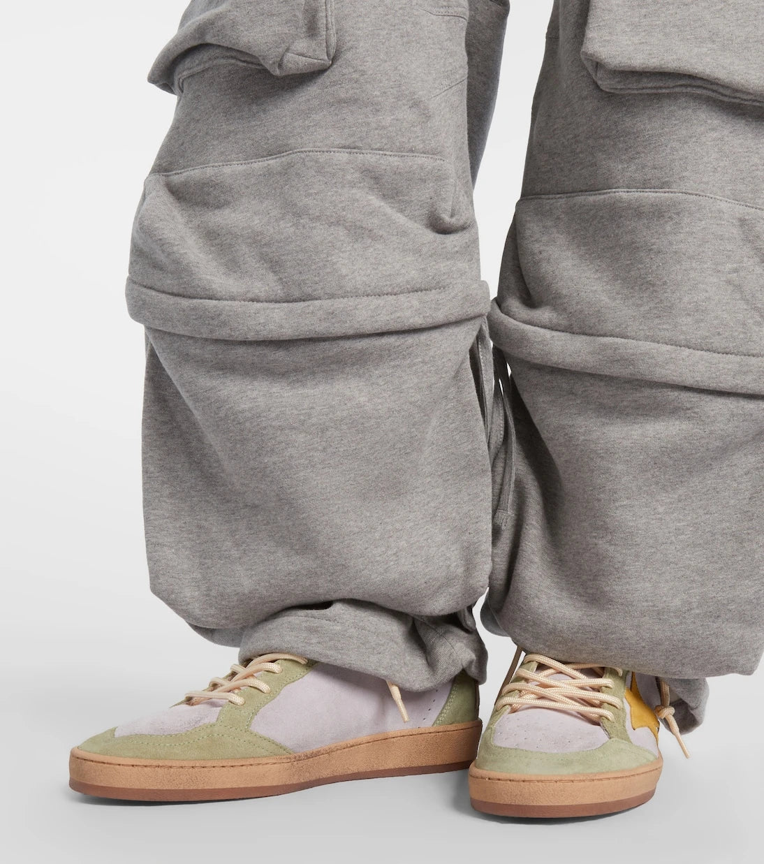 Golden Goose - حذاء سنيكرز بال ستار من الشمواه