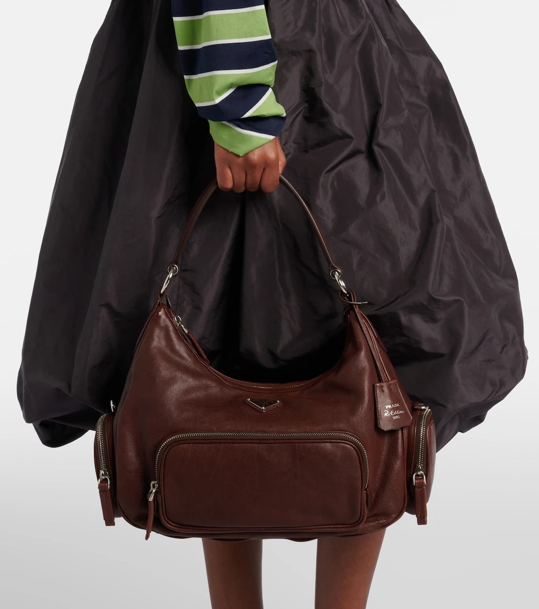 Prada - Medium leather shoulder bag