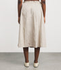 Nadine Mos Beige Technical Midi Skirt