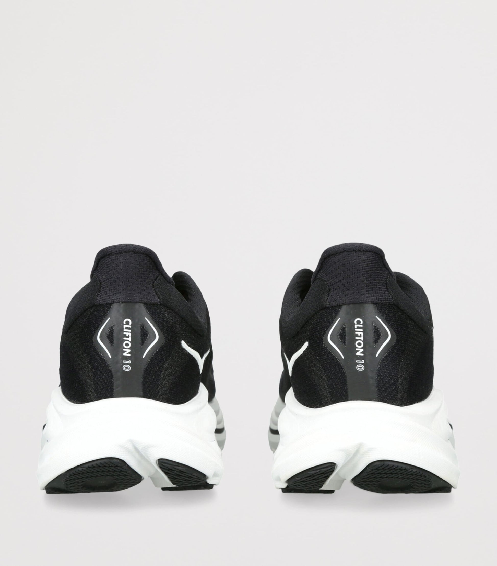 Black Clifton 10 Running Trainers