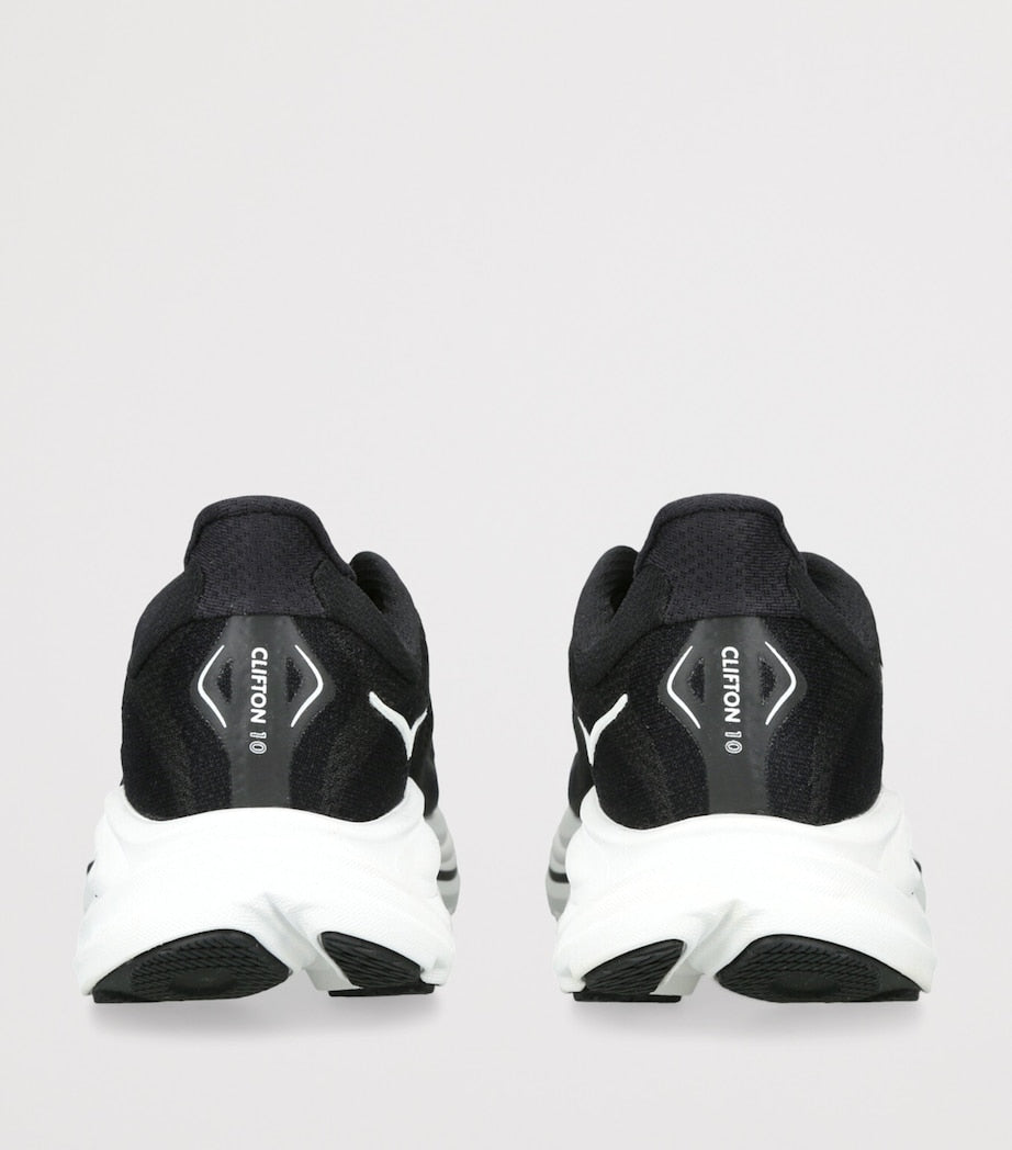 Black Clifton 10 Running Trainers