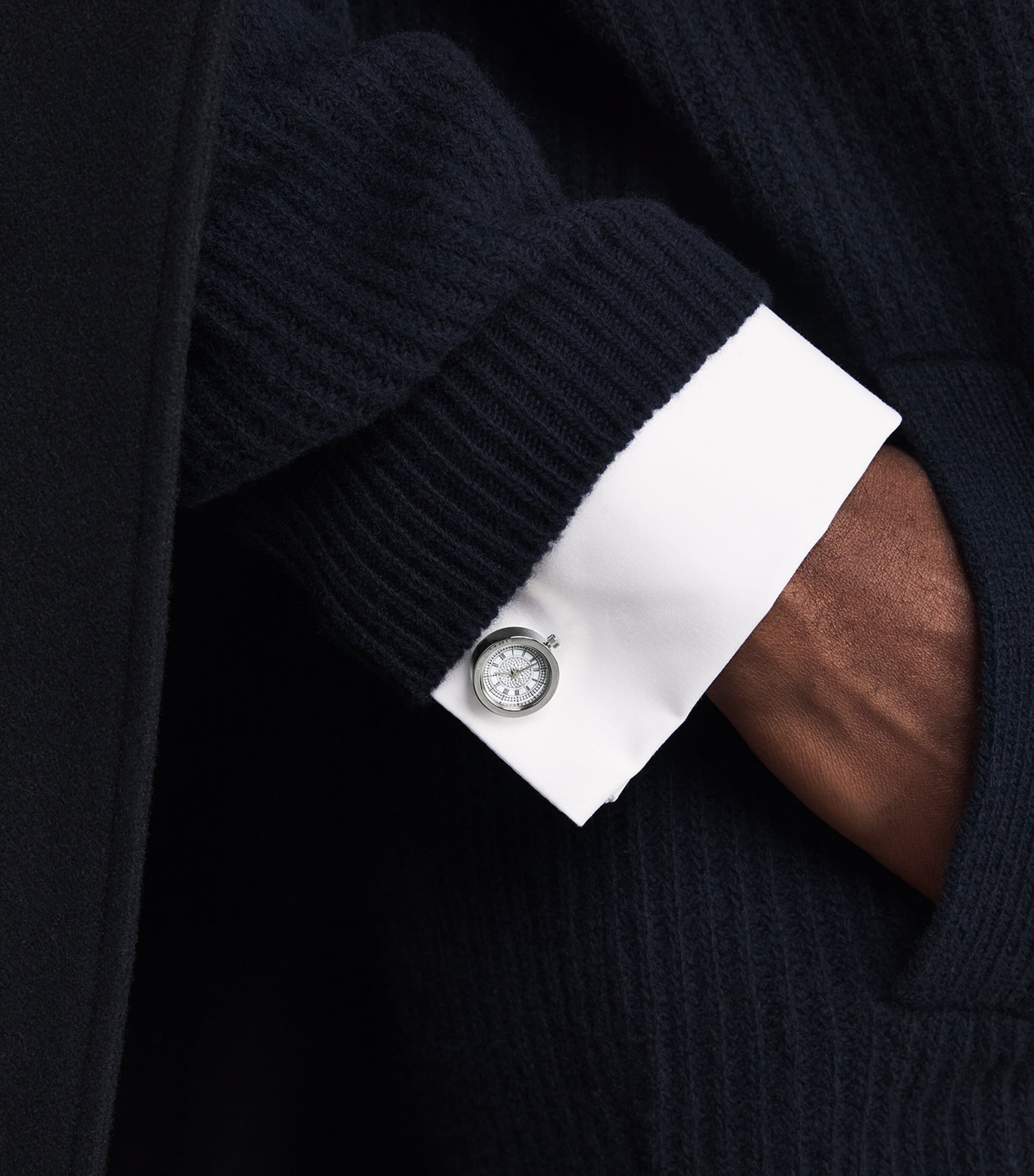 Big Ben Watch Cufflinks SILVER COLOUR