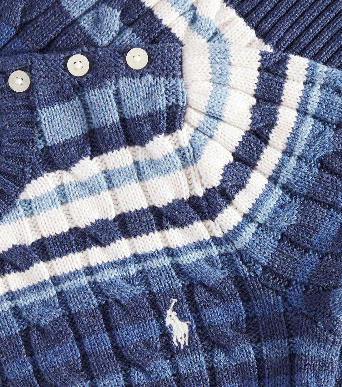 Polo Ralph Lauren Kids - سترة قطنية مقلمة
