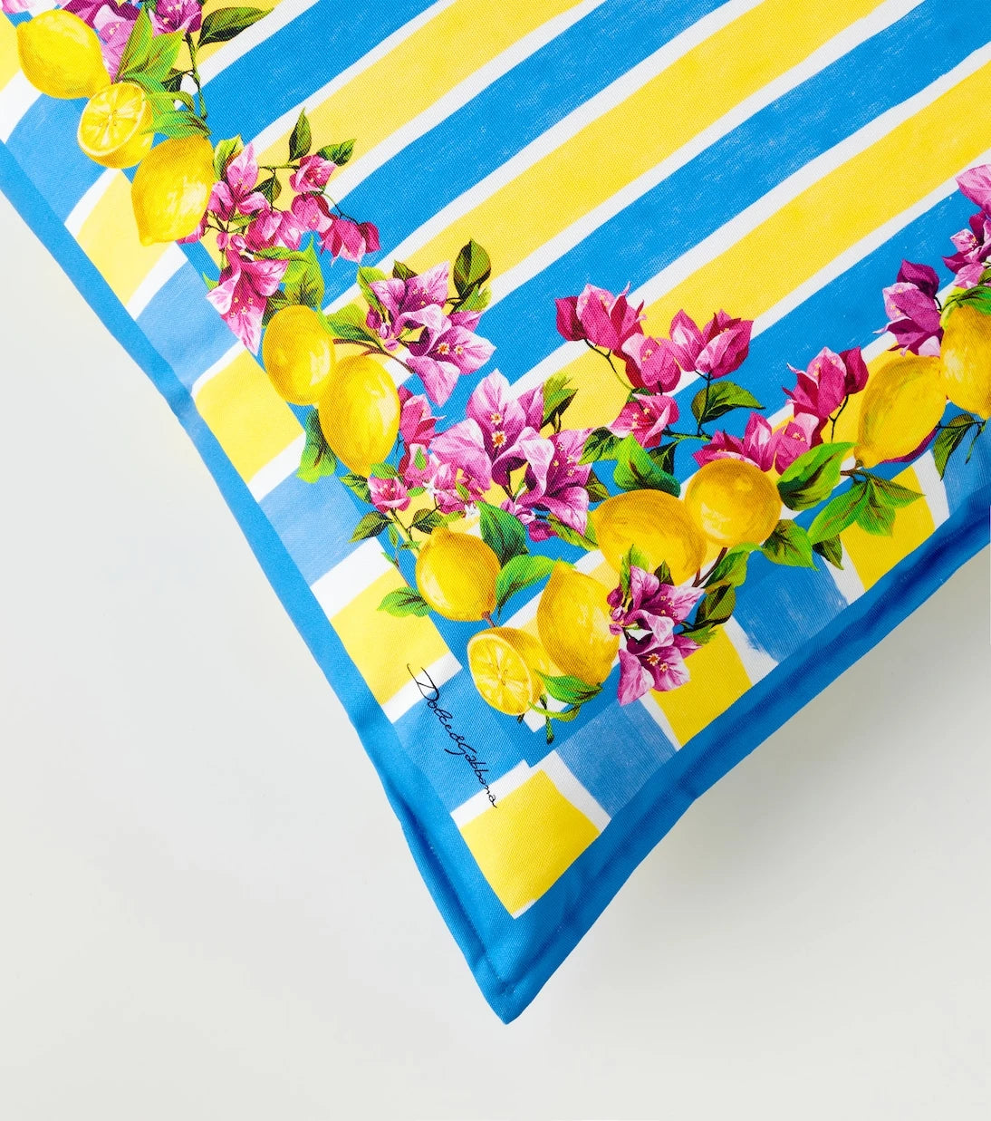Dolce&Gabbana Casa - Taormina striped cotton cushion