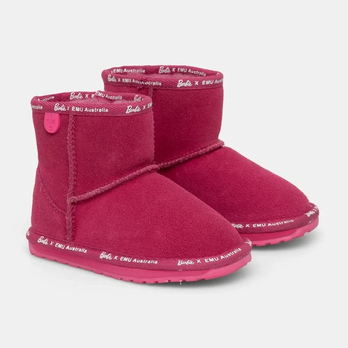 Emu Australia Barbie Wallaby Mini Çocuk Süet Kar Botu