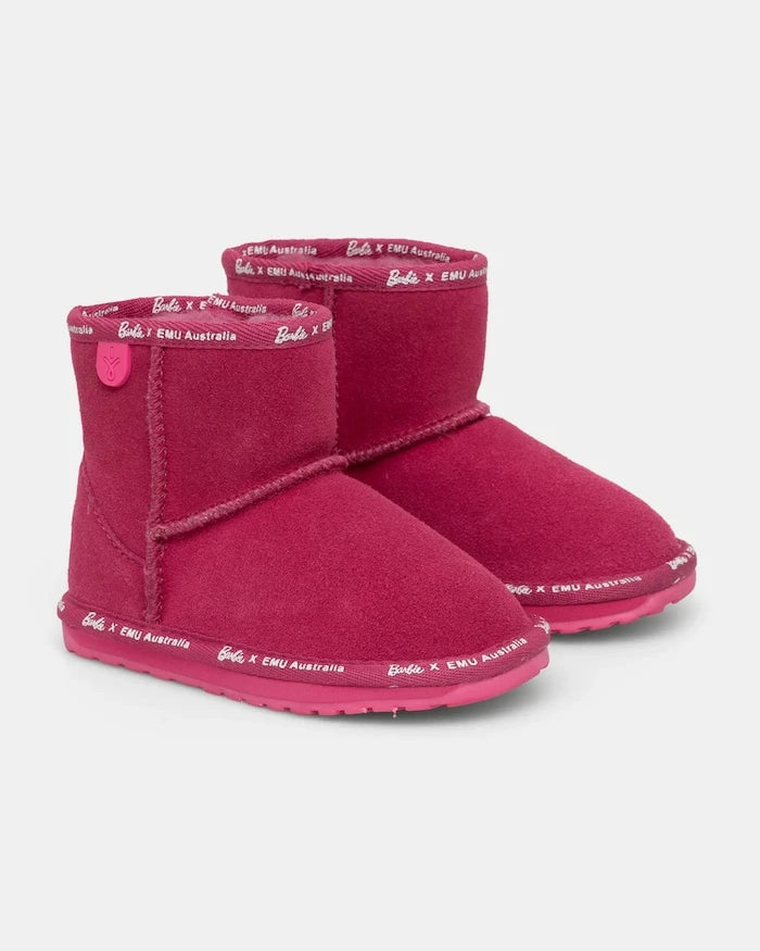 Emu Australia Barbie Wallaby Mini Çocuk Süet Kar Botu