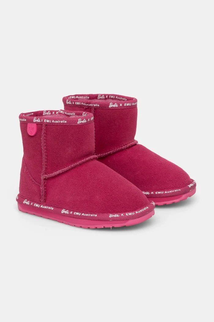 Emu Australia Barbie Wallaby Mini Çocuk Süet Kar Botu