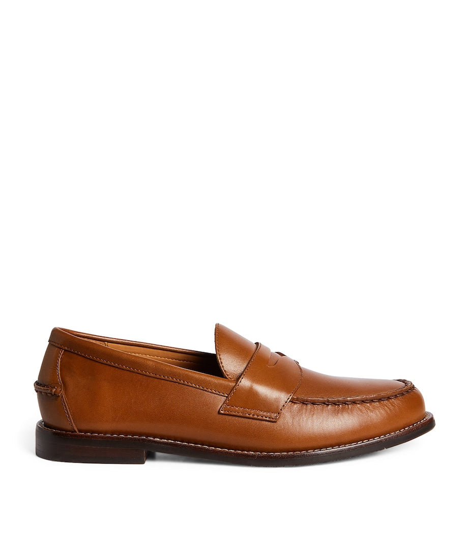 Leather Penny Loafers