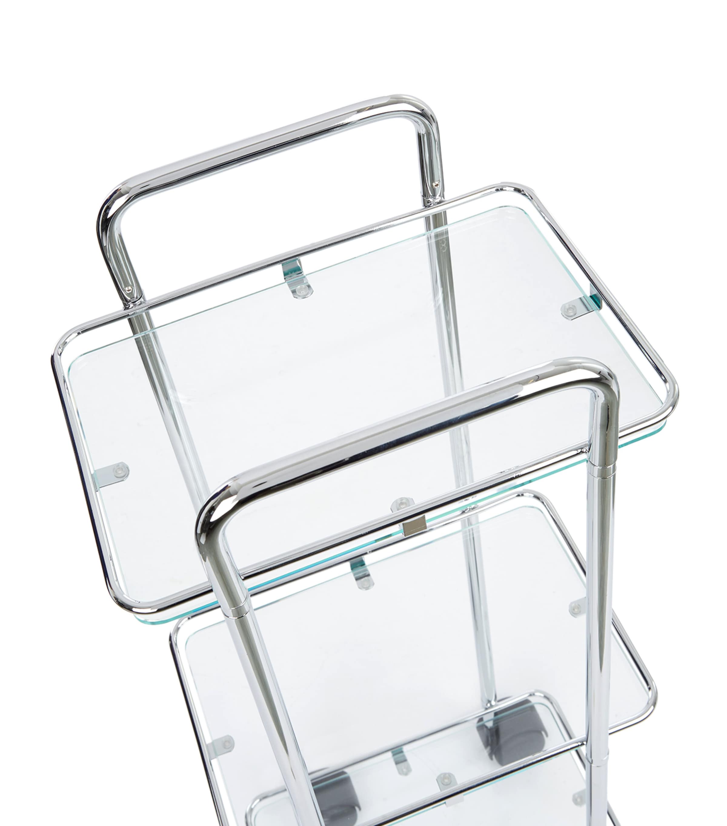 Square Chrome Trolley