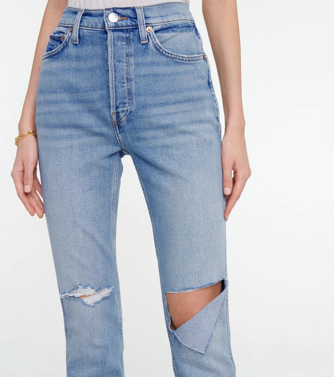 Re/Done - 80s high-rise slim jeans